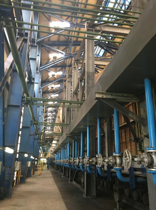 帶式焙燒機工程現場