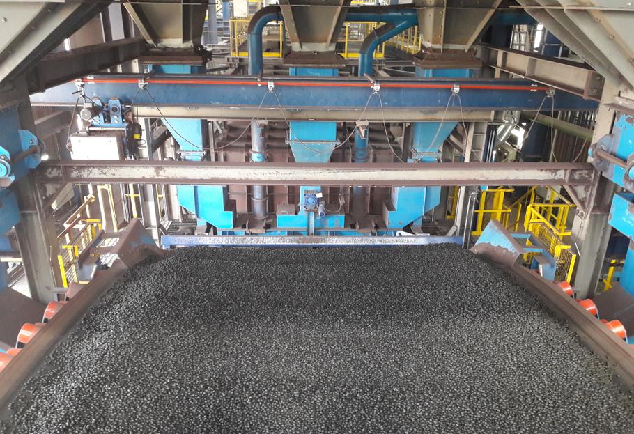 帶式焙燒機工程現場